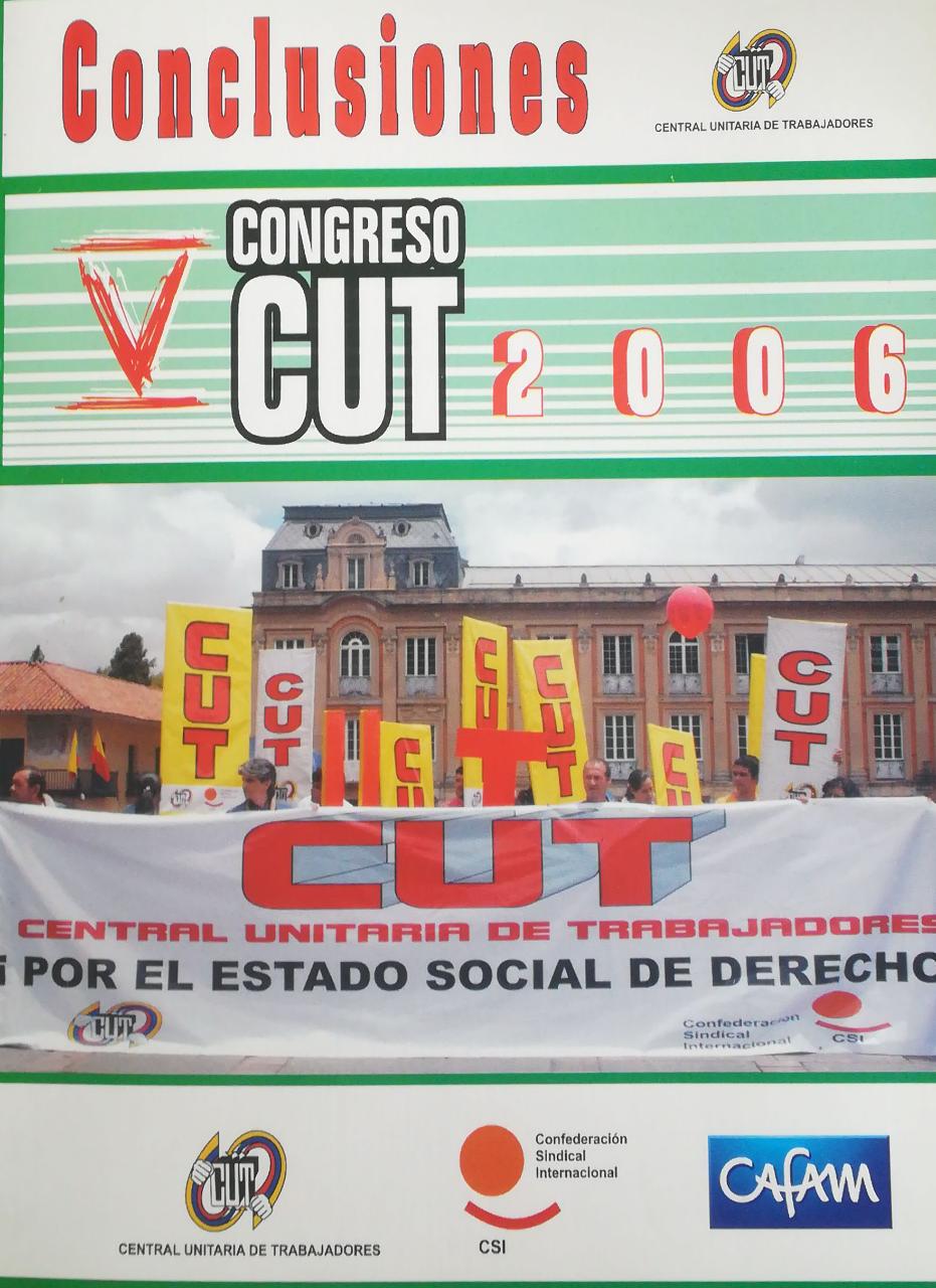 Conclusiones V congreso CUT 2006